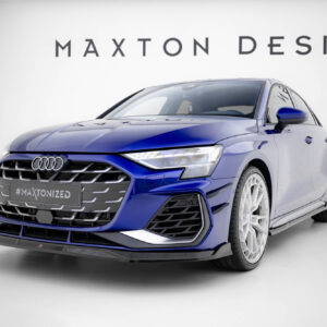 Maxton Design Передний сплиттер V.3 для Audi A3 S-Line Sedan / S3 Sedan 8Y Facelift