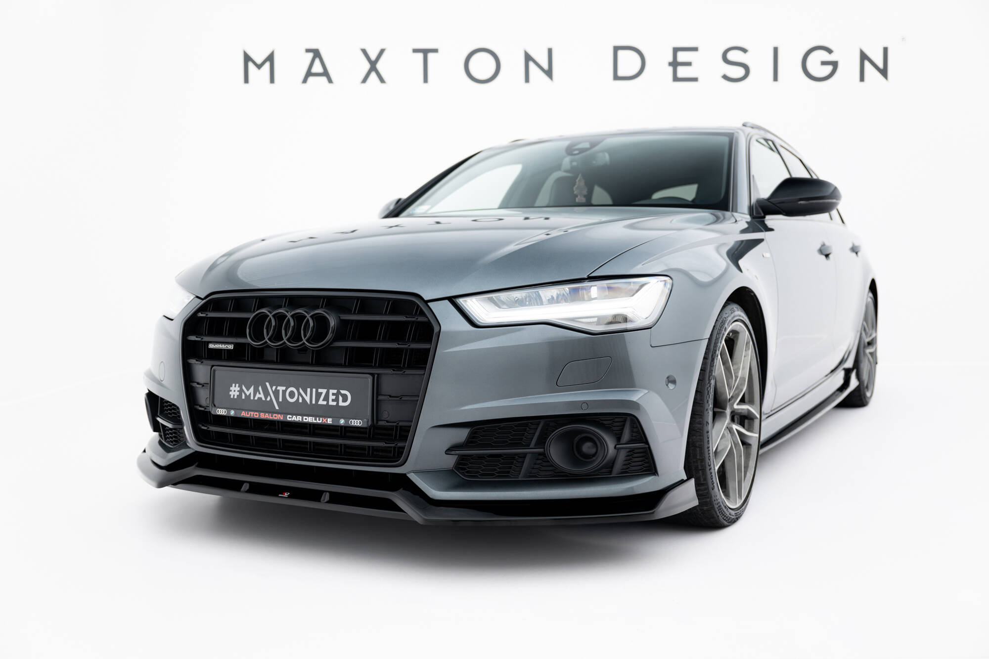 Maxton Design Передний сплиттер V.3 Audi A6 / A6 C7 S-line/ S6 C7 Facelift