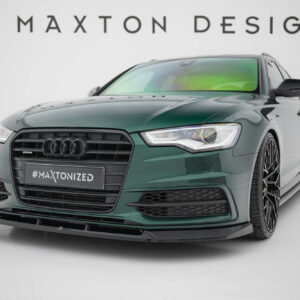 Maxton Design Передний сплиттер V.3 Audi A6 S-line / S6 C7