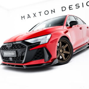 Maxton Design Передний сплиттер V.3 для Audi RS3 Sedan 8Y Facelift
