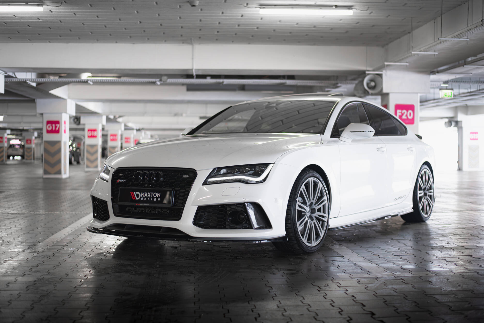 Maxton Design Передний сплиттер V.3 Audi RS7 C7 — изображение 4