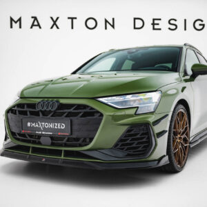 Maxton Design Передний сплиттер V.3 для Audi S3 Sportback / A3 S-line Sportback 8Y (рестайлинг).