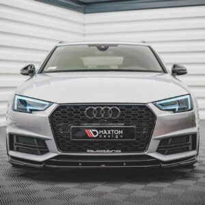 Maxton Design Передний сплиттер V.3 Audi S4 / A4 S-Line B9