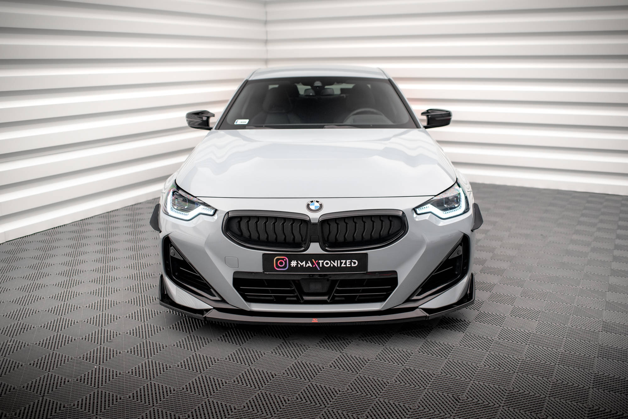 Maxton Design Передний сплиттер V.3 для BMW 2 Coupe M-Pack / M240i G42 — изображение 2
