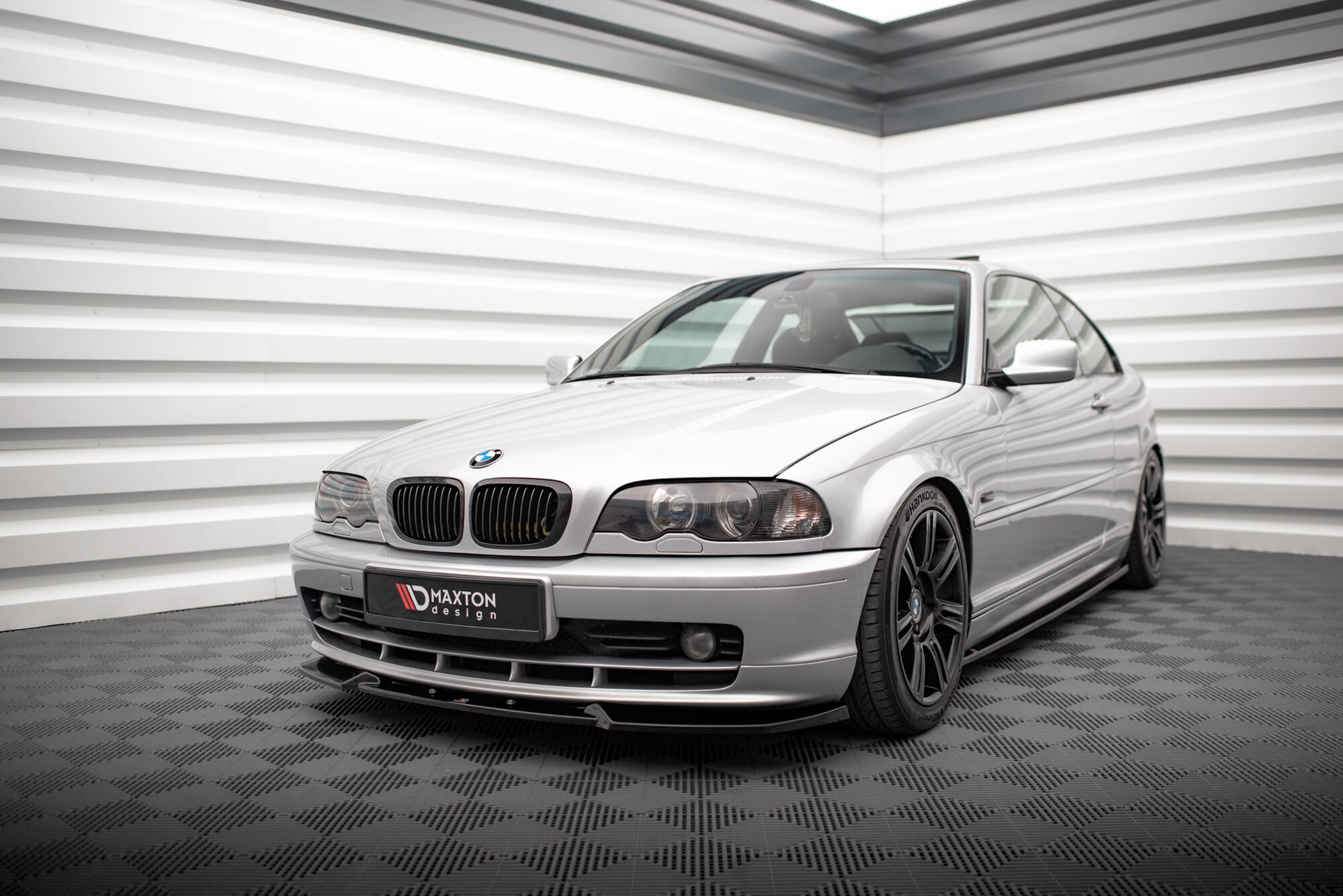Maxton Design Передний сплиттер V.3 BMW 3 купе E46