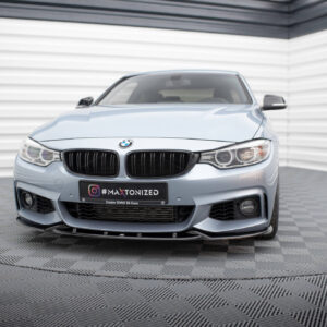 Maxton Design Передний сплиттер V.3 для BMW 4 Coupe / Gran Coupe / Cabrio M-Pack F32 / F36 / F33