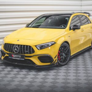 Maxton Design Передний сплиттер V.3 + закрылки Mercedes-AMG A 45 S Aero Pack W177