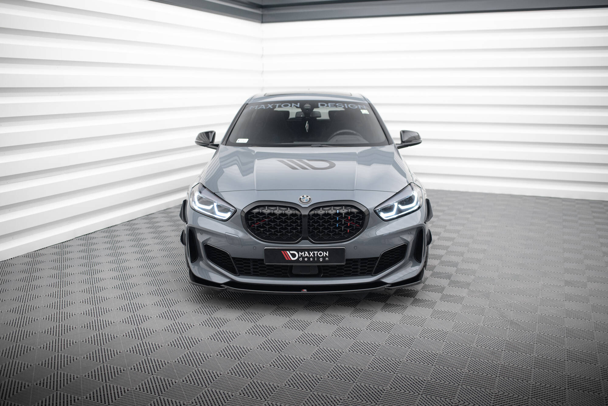 Maxton Design Передний сплиттер V.3 для BMW 1 M-Pack/ M135i / 128ti F40 — изображение 2
