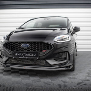 Maxton Design Передний сплиттер V.3 для Ford Fiesta ST / ST-line Mk8 (рестайлинг)