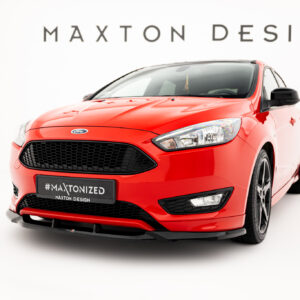 Maxton Design Передний сплиттер V.3 для Ford Focus ST-Line Mk3 (рестайлинг)