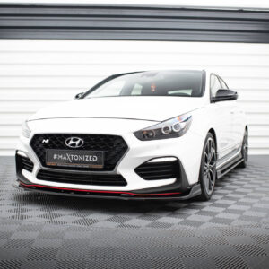 Maxton Design Передний сплиттер V.3 для Hyundai I30 N Mk3 хэтчбек/фастбэк