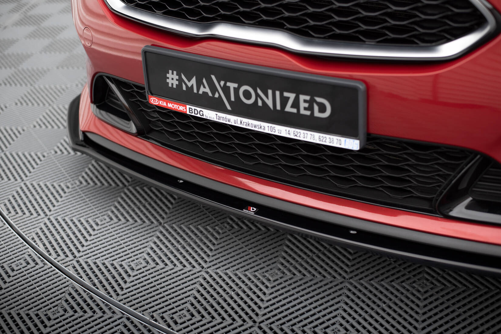 Maxton Design Передний сплиттер V.3 для Kia Ceed GT / GT-Line Mk3 / Proceed Mk1 — изображение 3