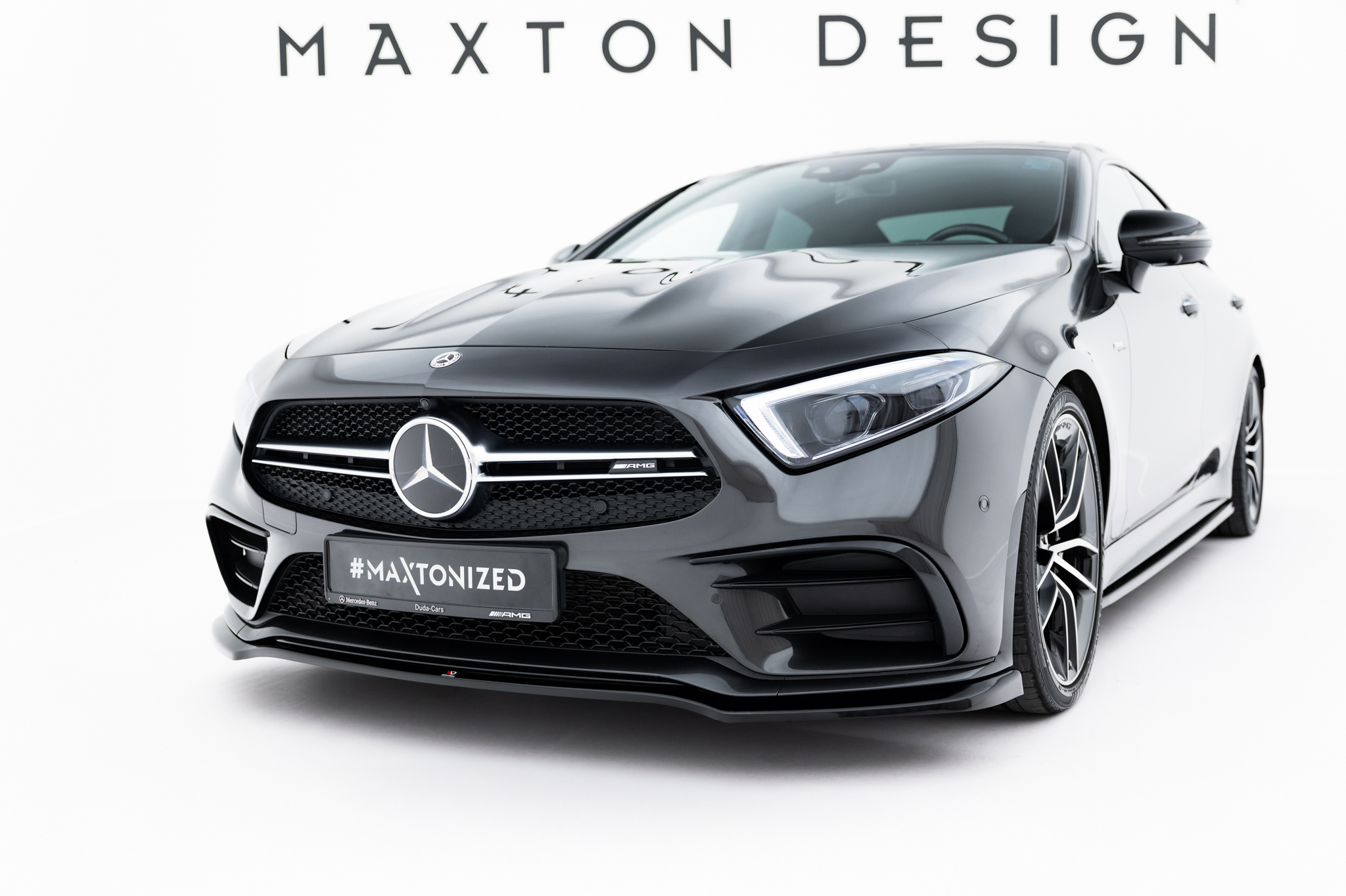Maxton Design Передний сплиттер V.3 для Mercedes-AMG CLS 53 C257
