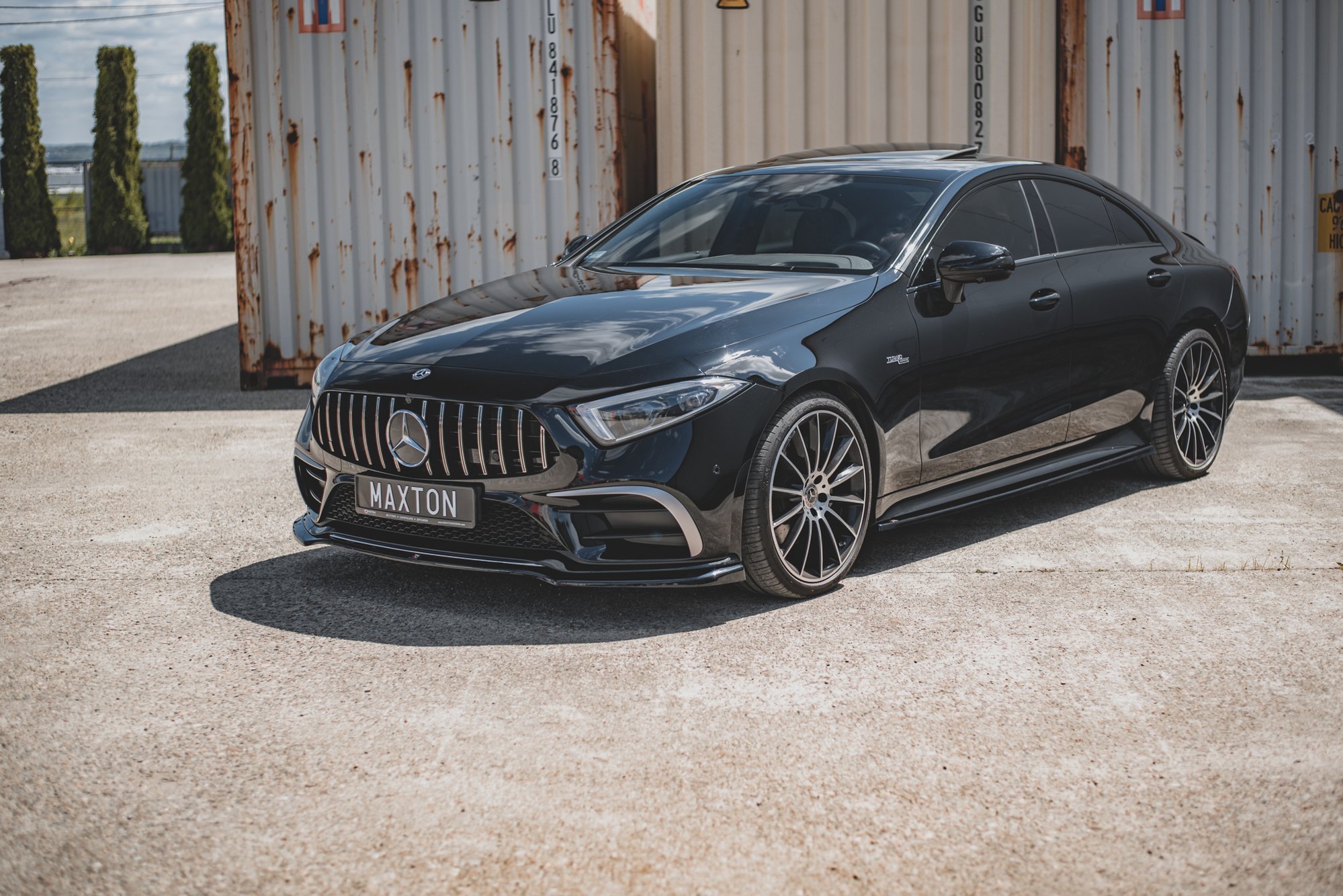Maxton Design Передний сплиттер V.3 Mercedes-Benz CLS AMG-Line C257