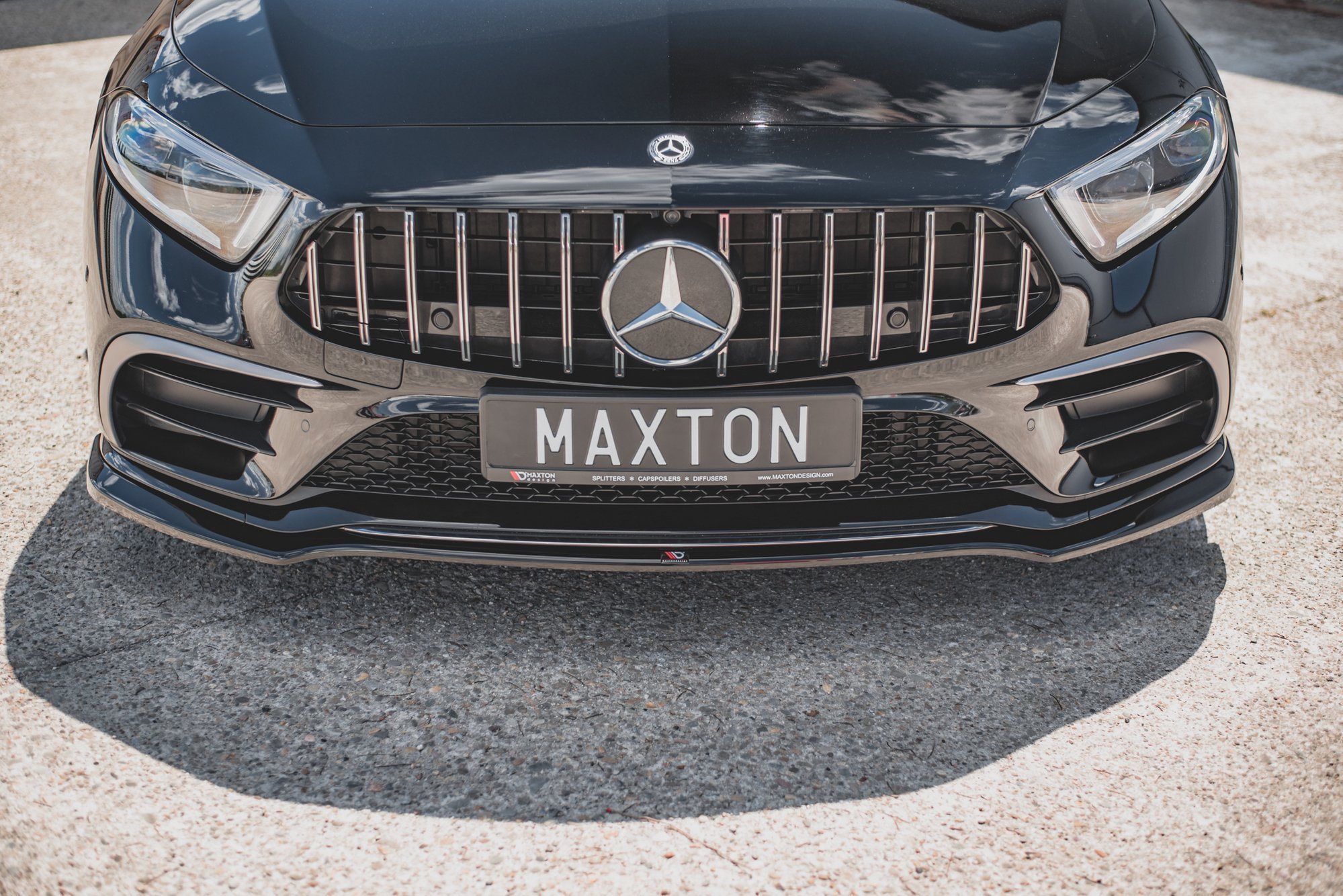 Maxton Design Передний сплиттер V.3 Mercedes-Benz CLS AMG-Line C257 — изображение 2