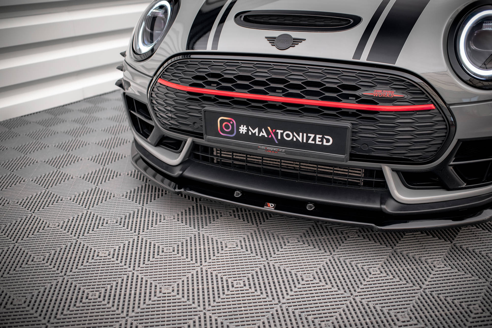 Maxton Design Передний сплиттер V.3 Mini Cooper Clubman John Cooper Works F54 Facelift — изображение 3