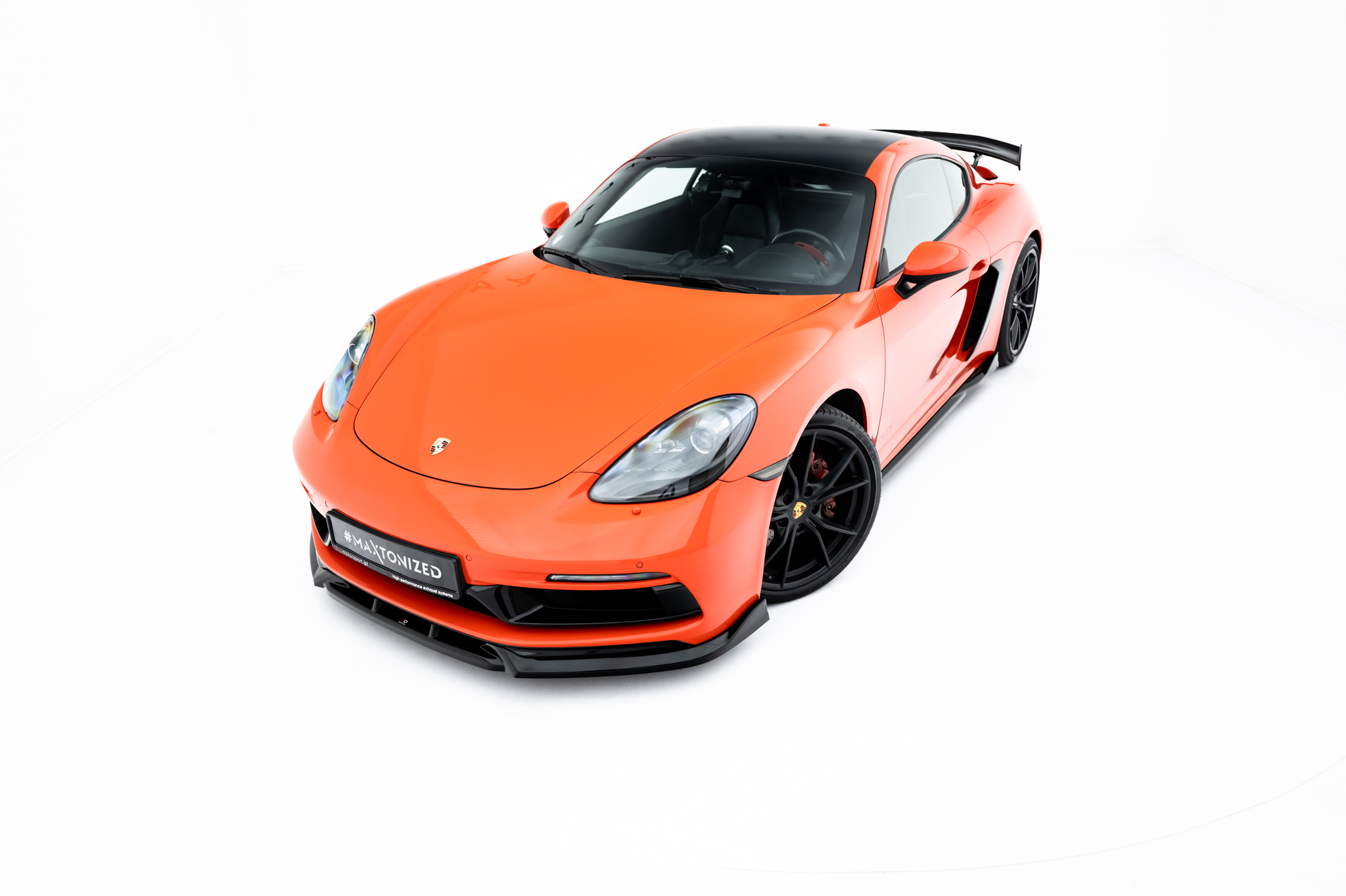 Maxton Design Передний сплиттер V.3 для Porsche 718 Cayman GTS 982c — изображение 2