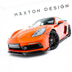 Maxton Design Передний сплиттер V.3 для Porsche 718 Cayman GTS 982c