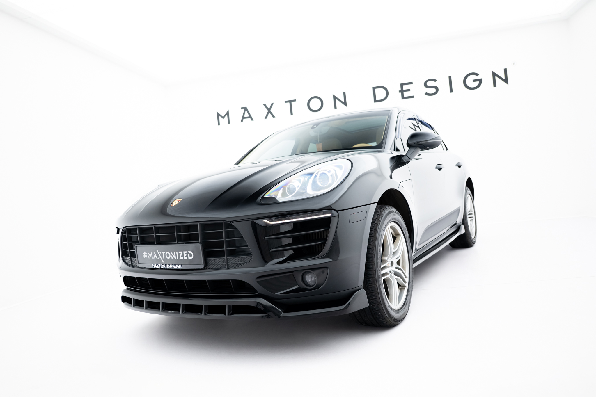 Maxton Design Передний сплиттер V.3 для Porsche Macan Mk1 — изображение 2