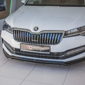 Maxton Design Передний сплиттер V.3 Skoda Superb Liftback / Combi Mk3 Facelift