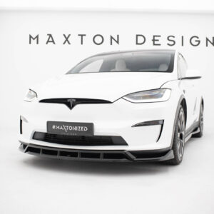 Maxton Design Передний сплиттер V.3 для Tesla Model X Mk1 (рестайлинг)