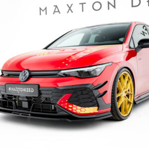Maxton Design Передний сплиттер V.3 Volkswagen Golf GTI Clubsport Mk8 Рестайлинг