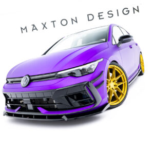 Maxton Design Передний сплиттер V.3 для Volkswagen Golf R Hatchback Mk8 Facelift