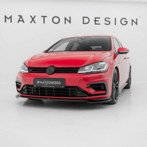 Maxton Design Передний сплиттер V.3 для Volkswagen Golf R / R-Line Mk7 (рестайлинг)