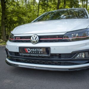 Maxton Design Передний сплиттер V.3 для Volkswagen Polo GTI / R-line Mk6