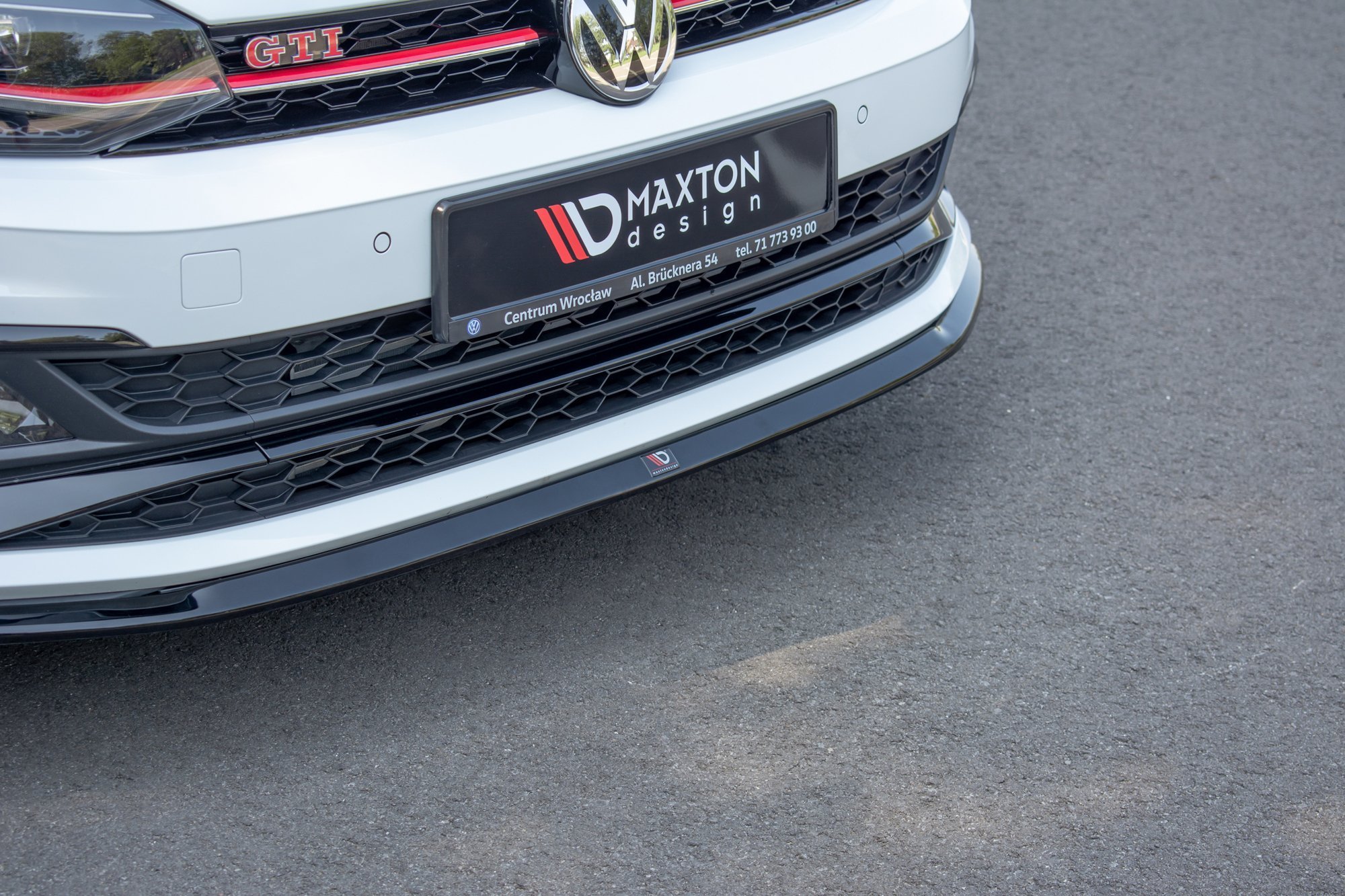 Maxton Design Передний сплиттер V.3 для Volkswagen Polo GTI / R-line Mk6 — изображение 3