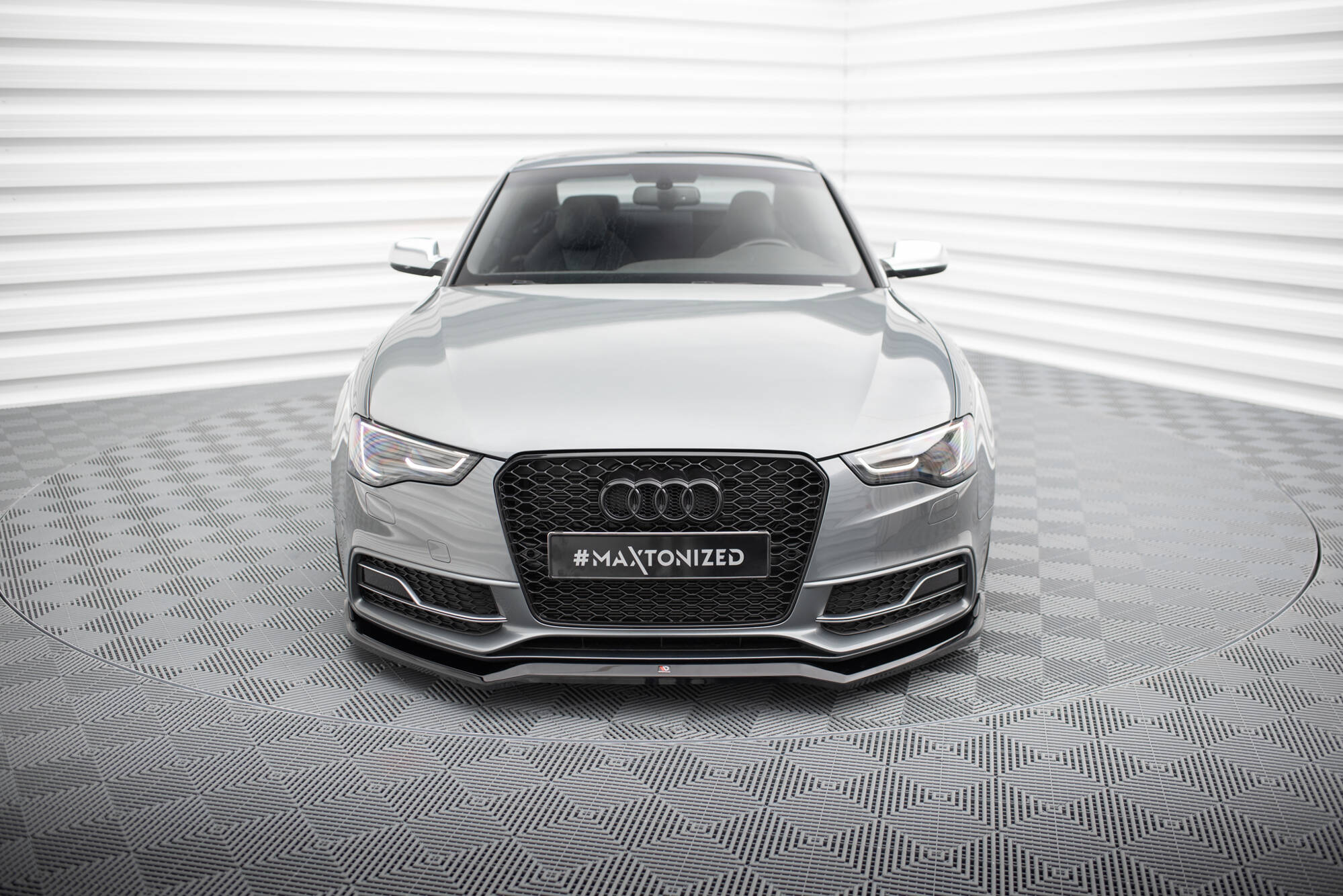 Maxton Design Передний сплиттер V.4 для Audi S5 / A5 S-Line 8T (рестайлинг) — изображение 2