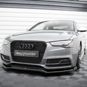 Maxton Design Передний сплиттер V.4 для Audi S5 / A5 S-Line 8T (рестайлинг)