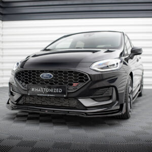 Maxton Design Передний сплиттер V.4 + закрылки для Ford Fiesta ST / ST-line Mk8 Facelift
