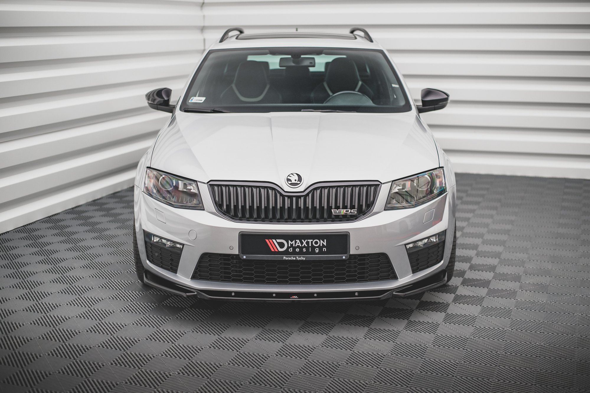 Maxton Design Передний сплиттер V.4 Skoda Octavia RS Mk3 — изображение 2