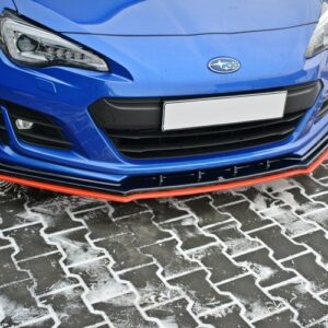 Maxton Design Передний сплиттер V.4 Subaru BRZ Mk1 рестайлинг