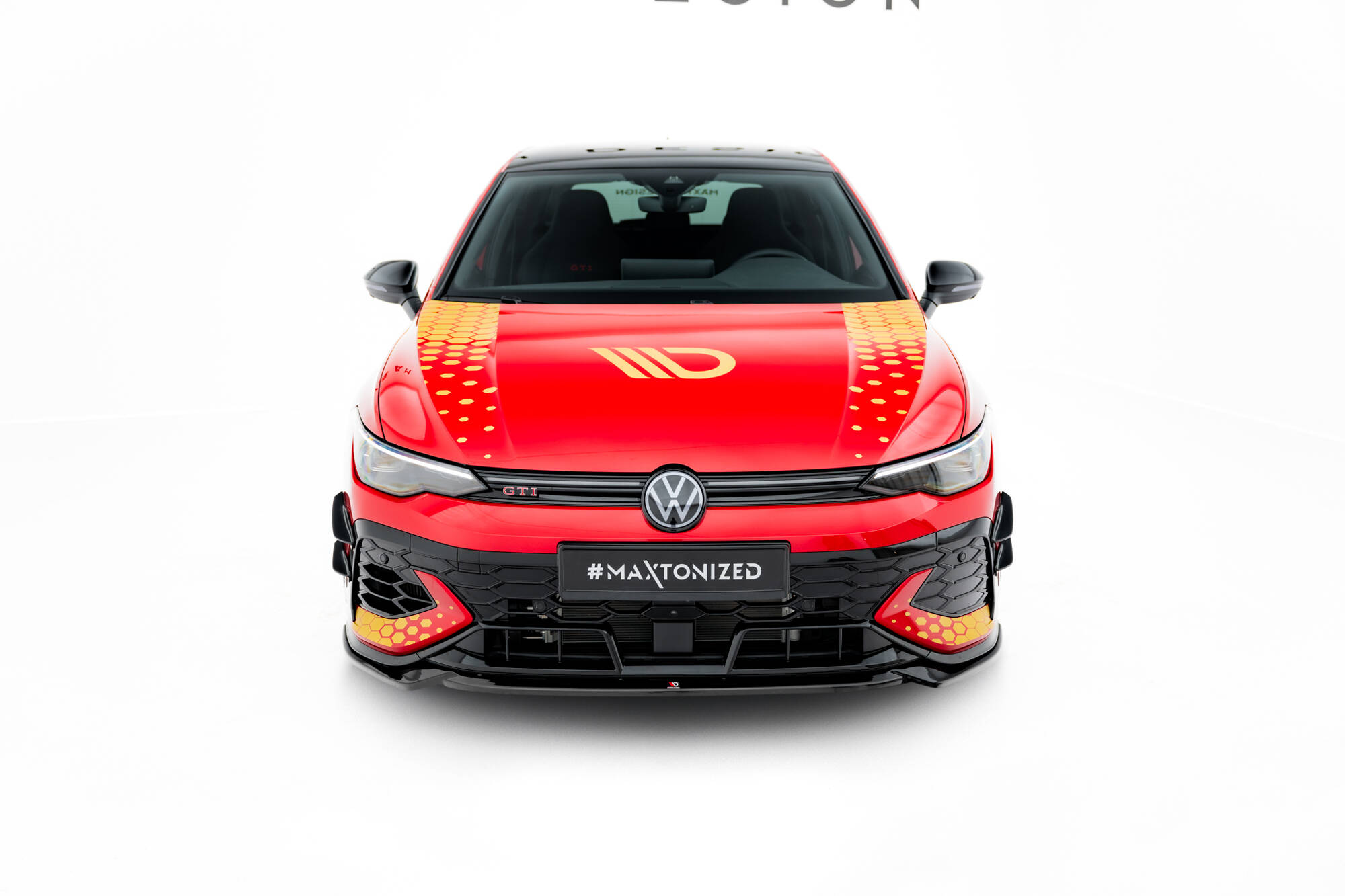 Maxton Design Передний сплиттер V.4 Volkswagen Golf GTI Clubsport Mk8 Рестайлинг — изображение 2