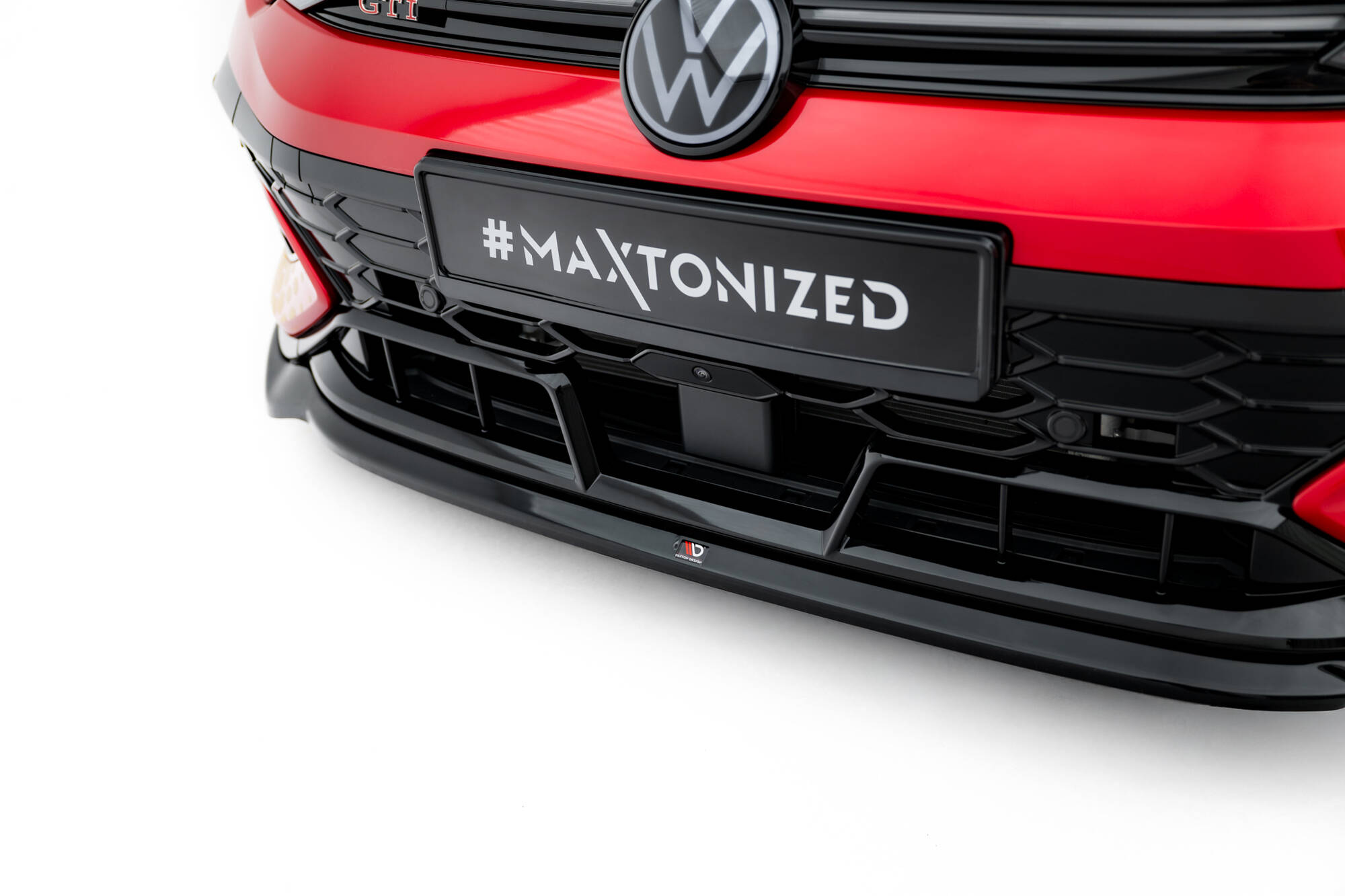 Maxton Design Передний сплиттер V.4 Volkswagen Golf GTI Clubsport Mk8 Рестайлинг — изображение 3