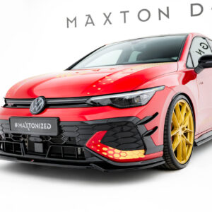 Maxton Design Передний сплиттер V.4 Volkswagen Golf GTI Clubsport Mk8 Рестайлинг