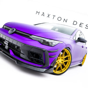 Maxton Design Передний сплиттер V.4 для Volkswagen Golf R Hatchback Mk8 Facelift