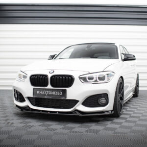 Maxton Design Передний сплиттер V.5 BMW 1 M-Pack / M140i F20 Facelift