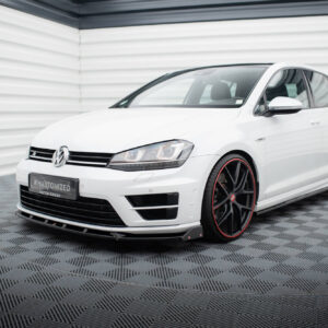 Maxton Design Передний сплиттер V.5 + закрылки для Volkswagen Golf R / R-Line Mk7