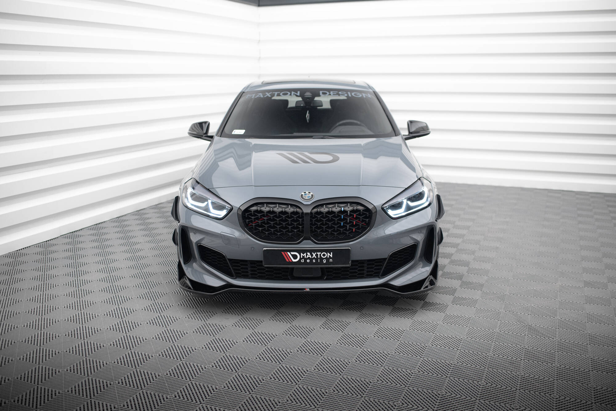 Maxton Design Передний сплиттер V.5 для BMW 1 M-Pack / M135i / 128ti F40 — изображение 2