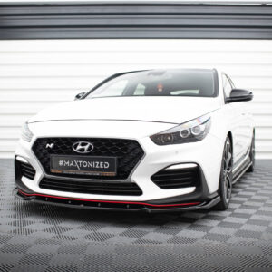 Maxton Design Передний сплиттер V.5 для Hyundai I30 N Mk3 хэтчбек/фастбэк