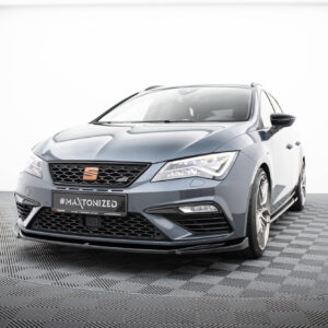 Maxton Design Передний сплиттер V.5 для Seat Leon Cupra / FR Mk3 FL