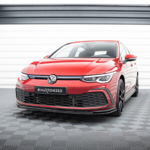 Maxton Design Передний сплиттер V.5 для Volkswagen Golf GTI / GTE / GTD / R-Line Mk8