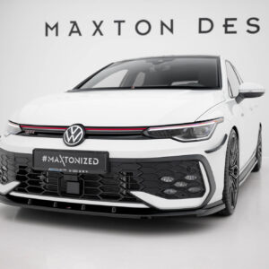 Maxton Design Передний сплиттер V.5 для Volkswagen Golf GTI / GTE / R-Line Mk8 (рестайлинг)