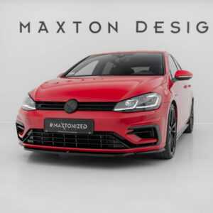 Maxton Design Передний сплиттер V.5 для Volkswagen Golf R / R-Line Mk7 (рестайлинг)