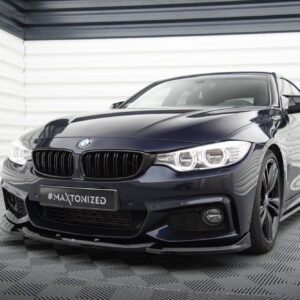 Maxton Design Передний сплиттер V.6 BMW 4 Coupe / Gran Coupe / Cabrio M-Pack F32 / F36 / F33