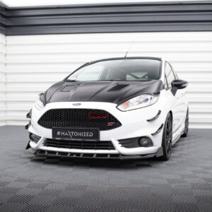 Maxton Design Передний сплиттер V.6 + закрылки для Ford Fiesta ST Mk7 рестайлинг