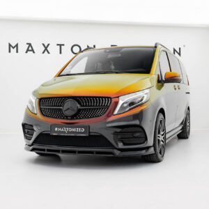 Maxton Design Передний сплиттер V.6 Mercedes-Benz V-Class AMG-Line W447 рестайлинг